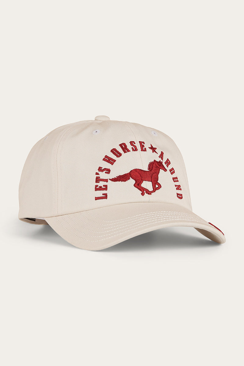 Ringers Western Lets Horse Around Baseball Cap Off White