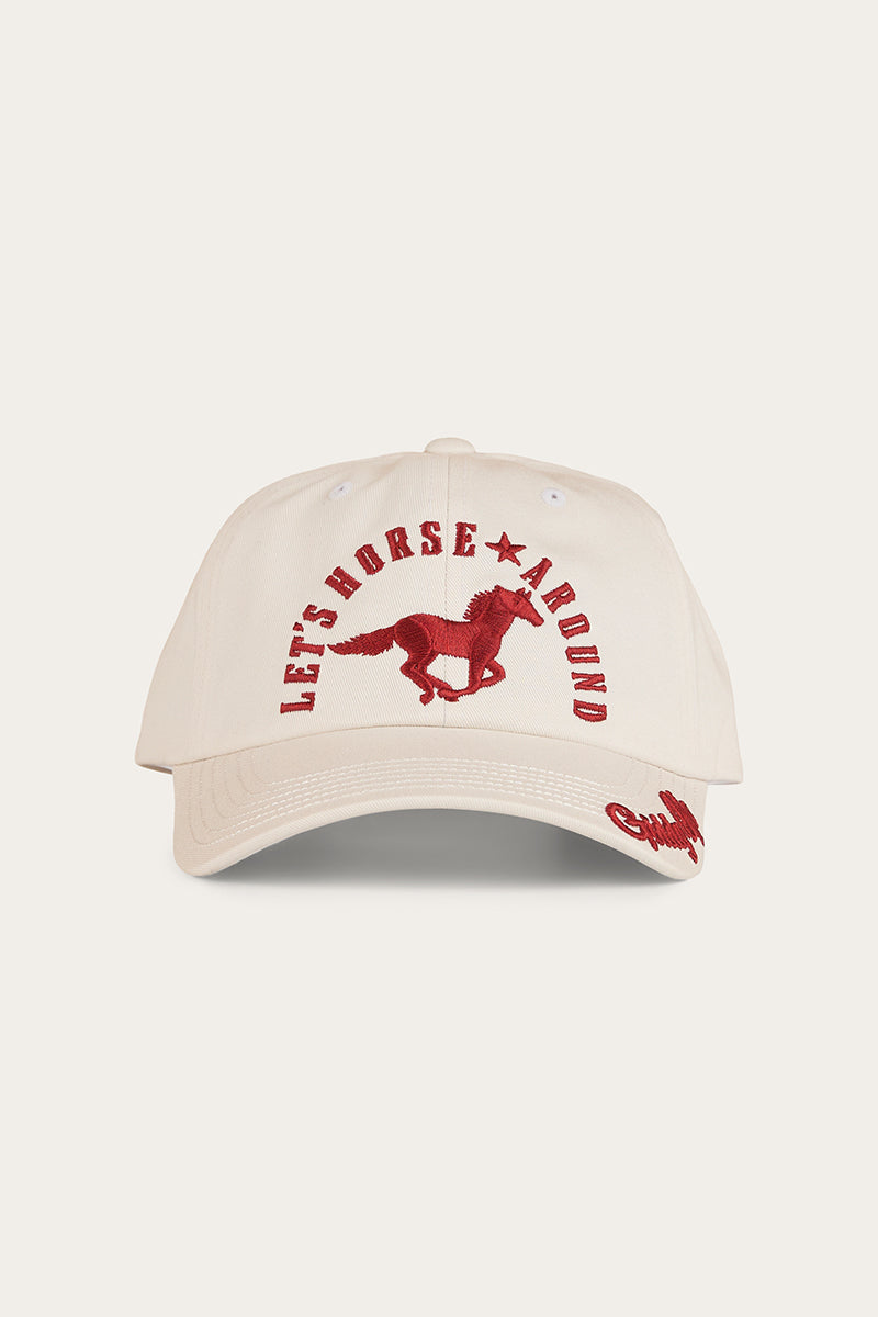 Ringers Western Lets Horse Around Baseball Cap Off White