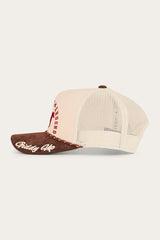 Ringers Western Lets Horse Around Trucker Cap Off White/Chocolate