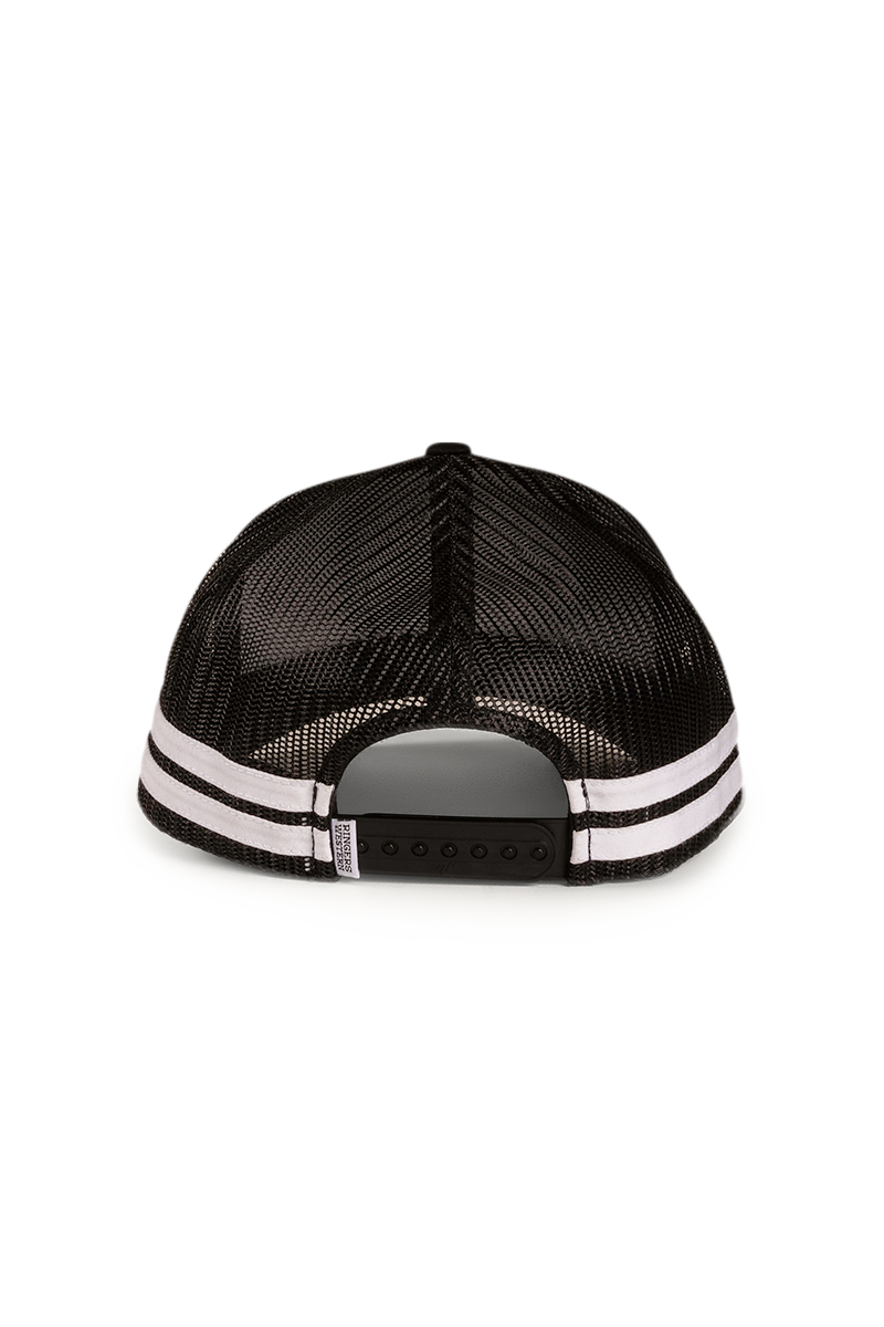 Ringers Western McCoy Trucker Cap Black with White