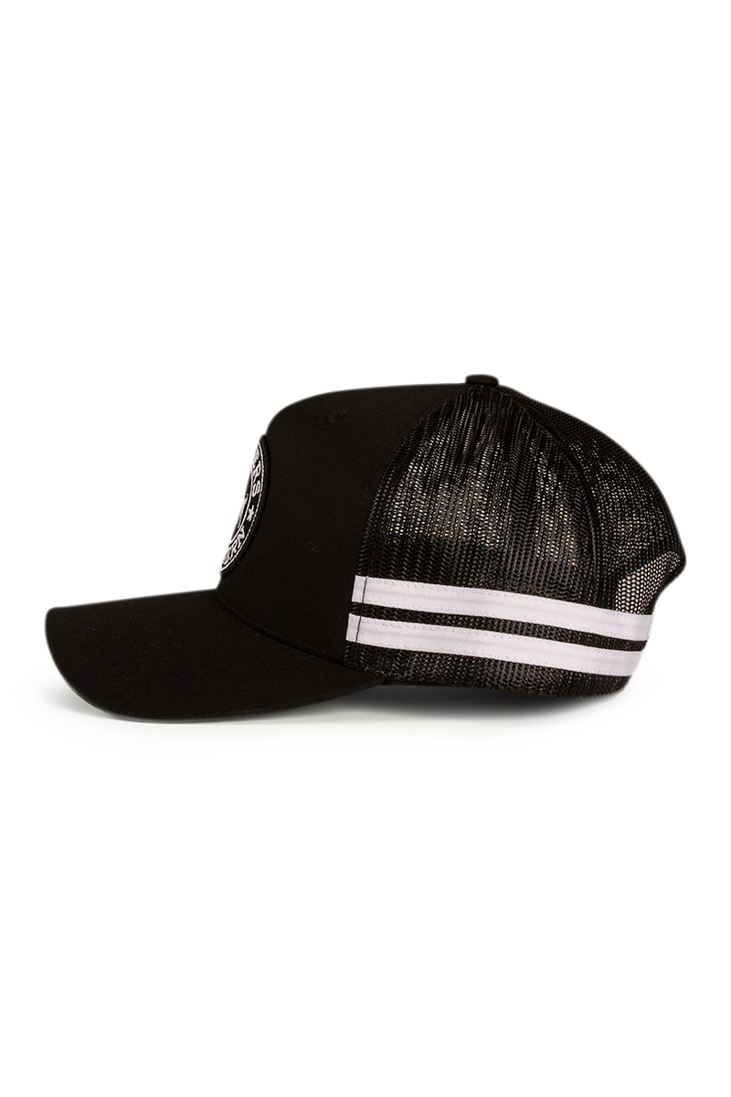 Ringers Western McCoy Trucker Cap Black with White