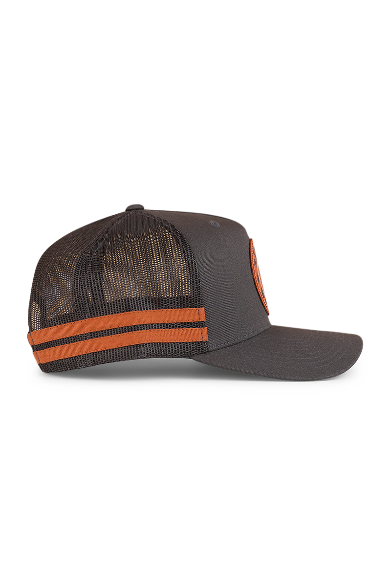 Ringers Western McCoy Trucker Cap Charcoal/Copper