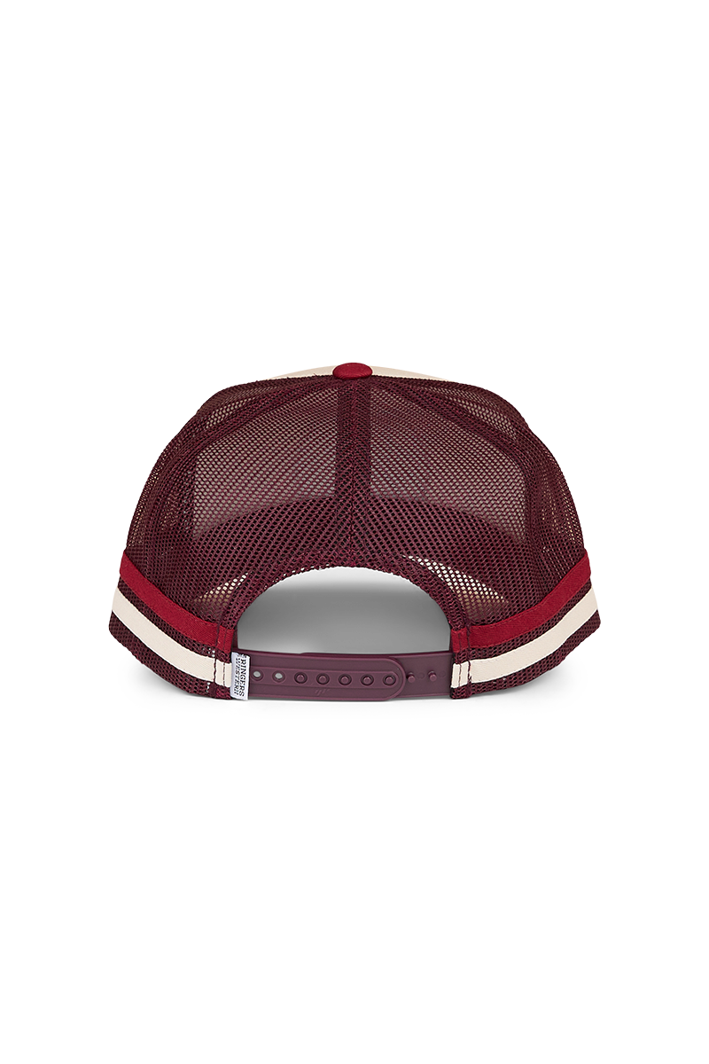 Ringers Western Origin McCoy Trucker Cap Maroon/Off White