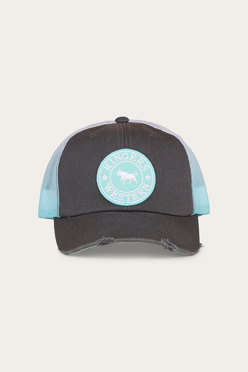 Ringers Western Quinn Trucker Cap Charcoal/Mint