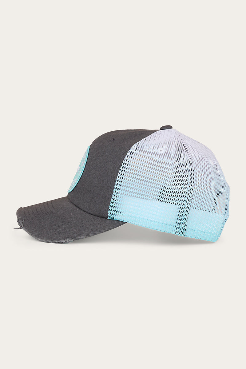 Ringers Western Quinn Trucker Cap Charcoal/Mint