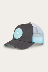 Ringers Western Quinn Trucker Cap Charcoal/Mint