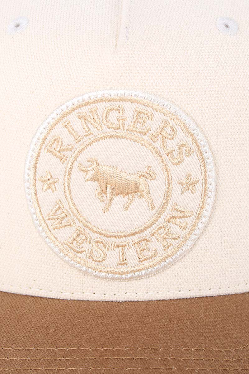 Ringers Western Signature Bull Trucker Cap Beige/Clay