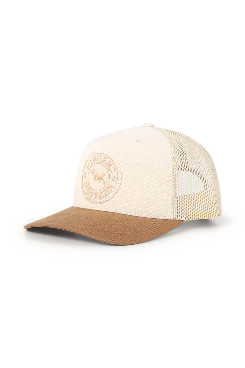 Ringers Western Signature Bull Trucker Cap Beige/Clay