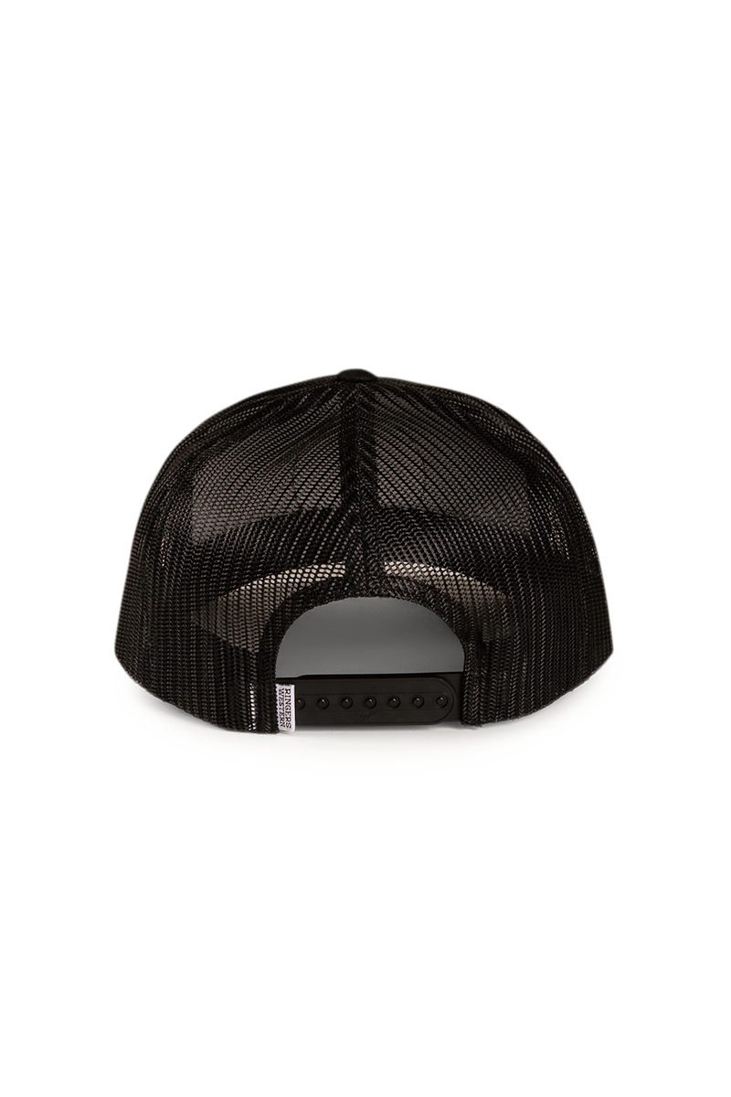 Ringers Western Signature Bull Trucker Cap Black/Black
