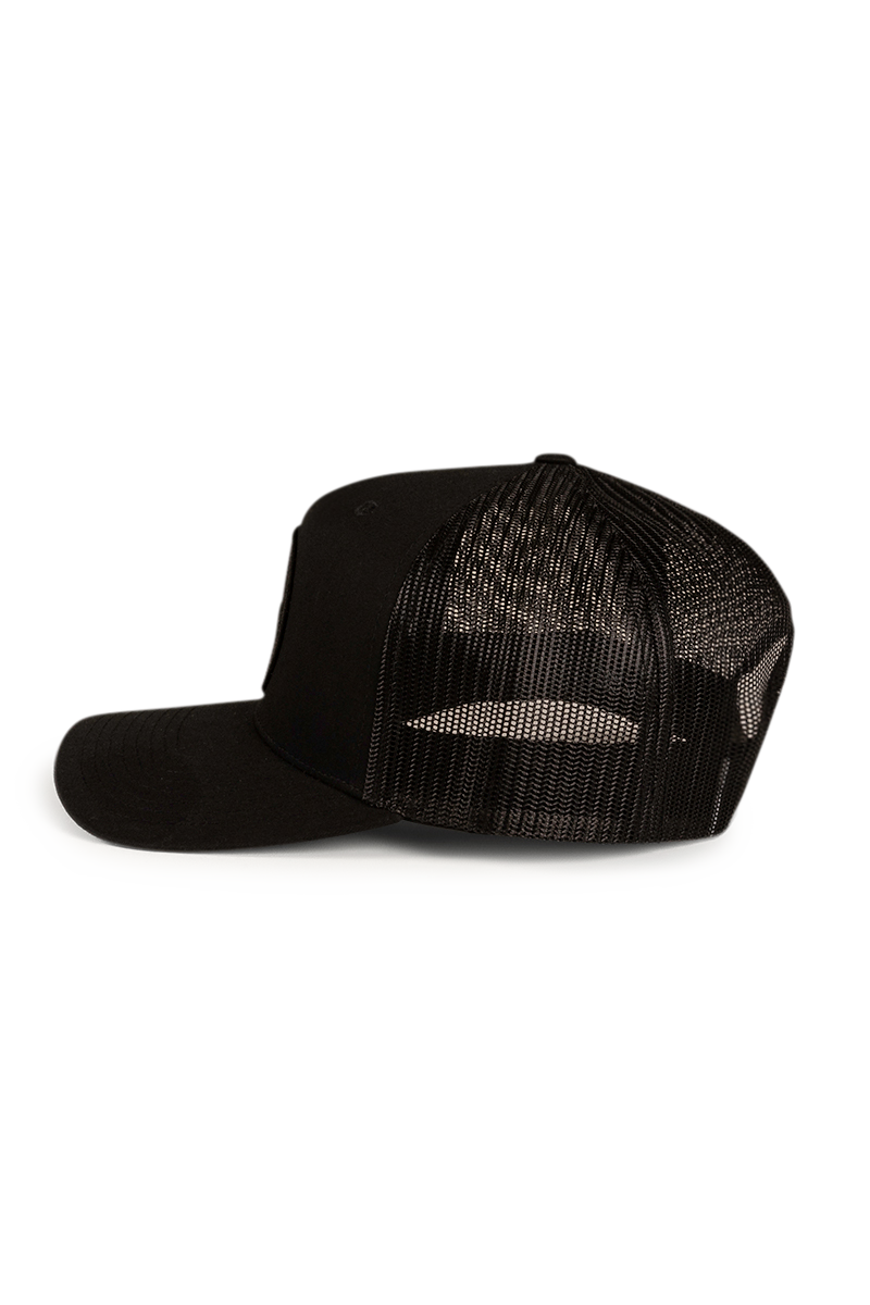 Ringers Western Signature Bull Trucker Cap Black/Black