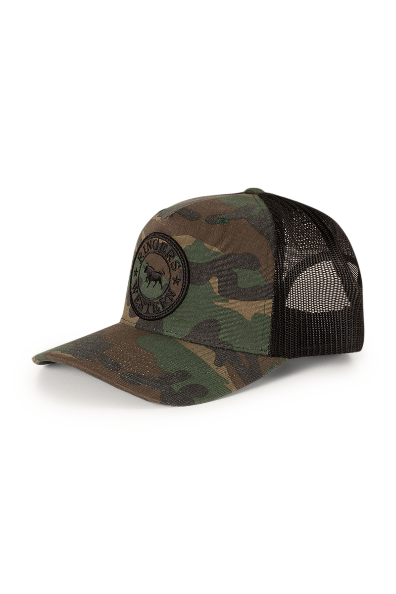 Ringers Western Signature Bull Trucker Cap Camo/Black