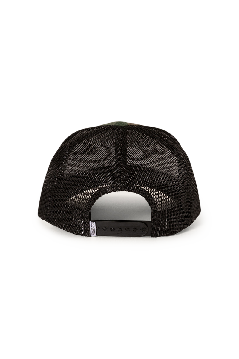 Ringers Western Signature Bull Trucker Cap Camo/Black