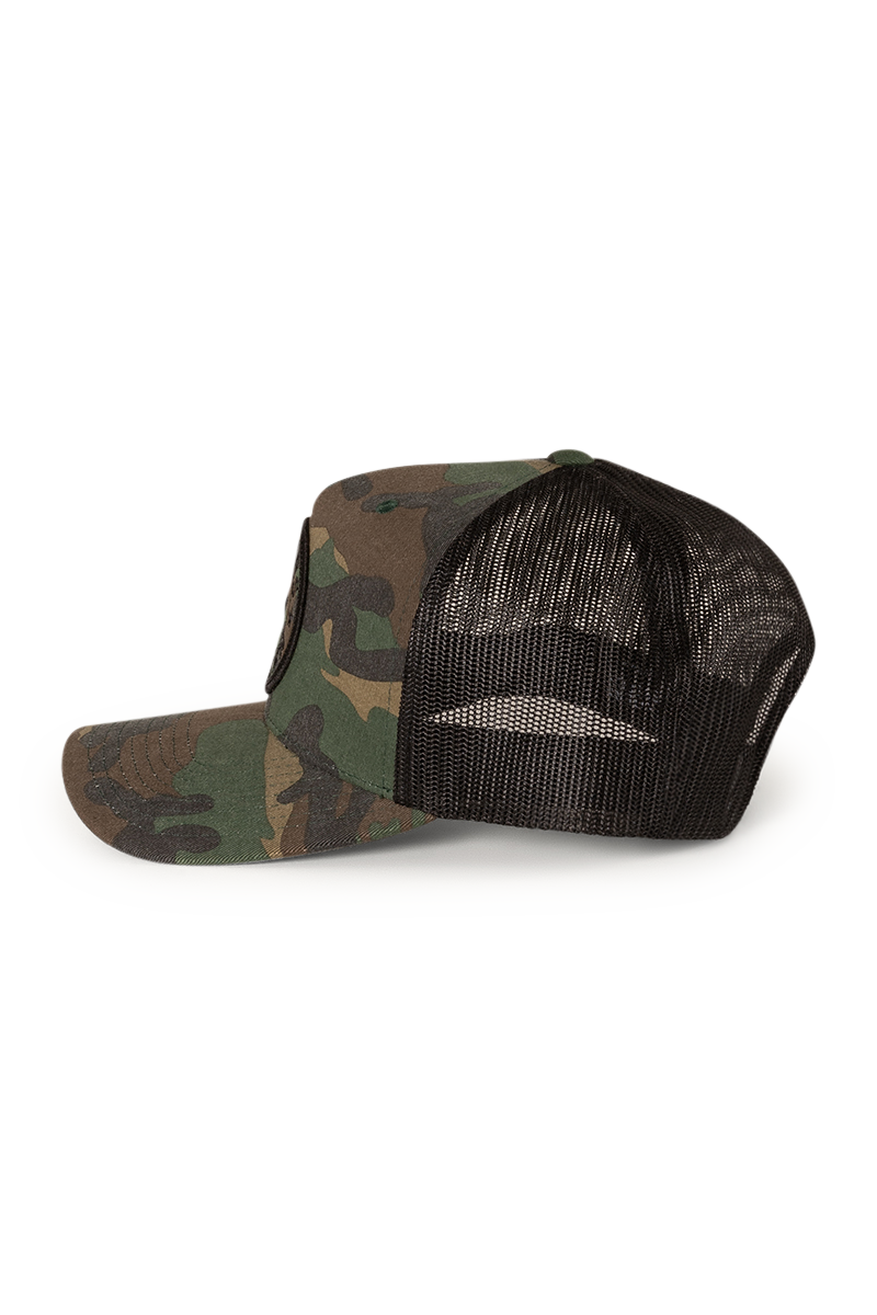 Ringers Western Signature Bull Trucker Cap Camo/Black