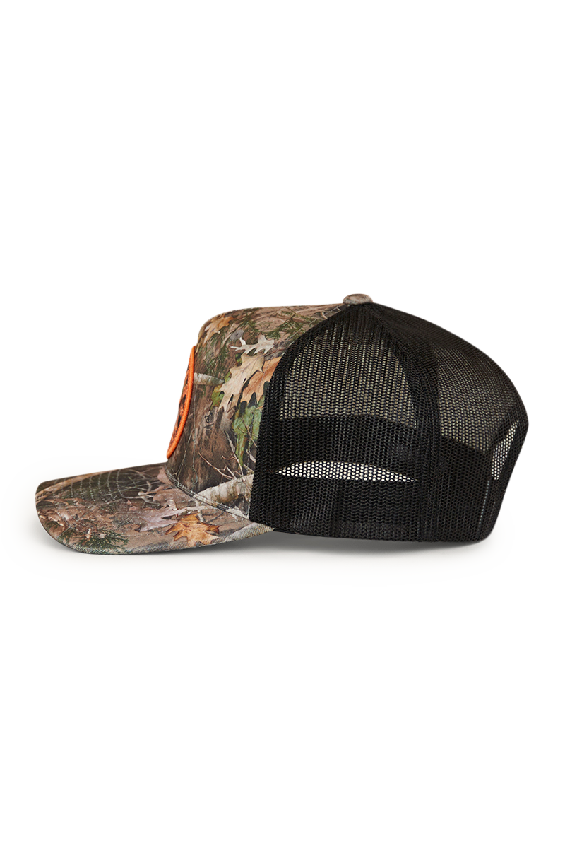 Ringers Western Signature Bull Trucker Cap Leaf Camo/Orange