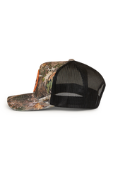 Ringers Western Signature Bull Trucker Cap Leaf Camo/Orange