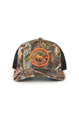 Ringers Western Signature Bull Trucker Cap Leaf Camo/Orange