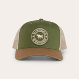 Ringers Western Signature Bull Trucker Cap Olive/Tan