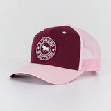 Ringers Western Signature Bull Trucker Cap Plum/Dusty Pink