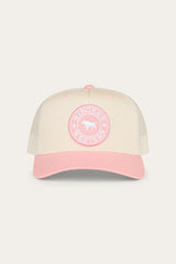 Ringers Western Signature Bull Trucker Cap Rosey/Off White