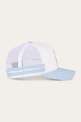 Ringers Western Stardust Kids Foam Trucker Cap White/Light Blue