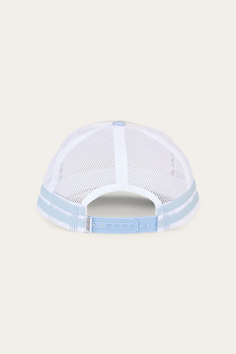 Ringers Western Stardust Kids Foam Trucker Cap White/Light Blue