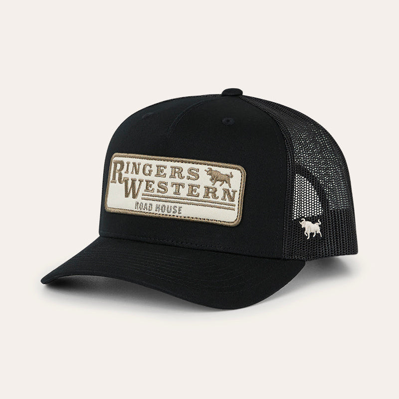 Ringers Western The Original Roadhouse Trucker Cap Black