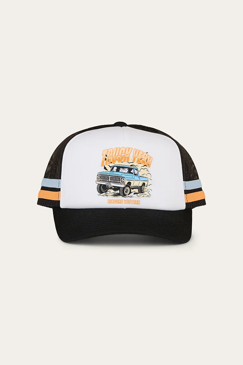 Ringers Western Truck Yeah Kids Foam Trucker Cap White/Black