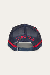 Ringers Western Ute Flag Deep Fit Trucker Navy/Red