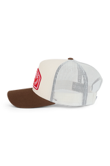 Ringers Western Wheatbelt Trucker Off White/Chocolate