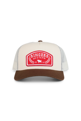 Ringers Western Wheatbelt Trucker Off White/Chocolate