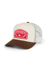 Ringers Western Wheatbelt Trucker Off White/Chocolate