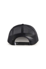 Ringers Western Signature Bull Trucker Cap Black with Black & White Patch