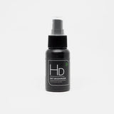 Black spray bottle labeled Hat Deodorizer for cleaning and freshening caps and hats