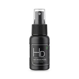 Black spray bottle labeled Hat Deodorizer for cleaning and freshening caps and hats