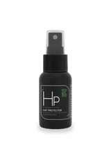 Black spray bottle labeled Hat Protector for caps, snapbacks, and sports hats care