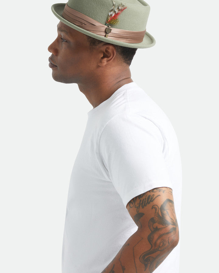 Brixton Stout Pork Pie Olive Surplus/Bronze