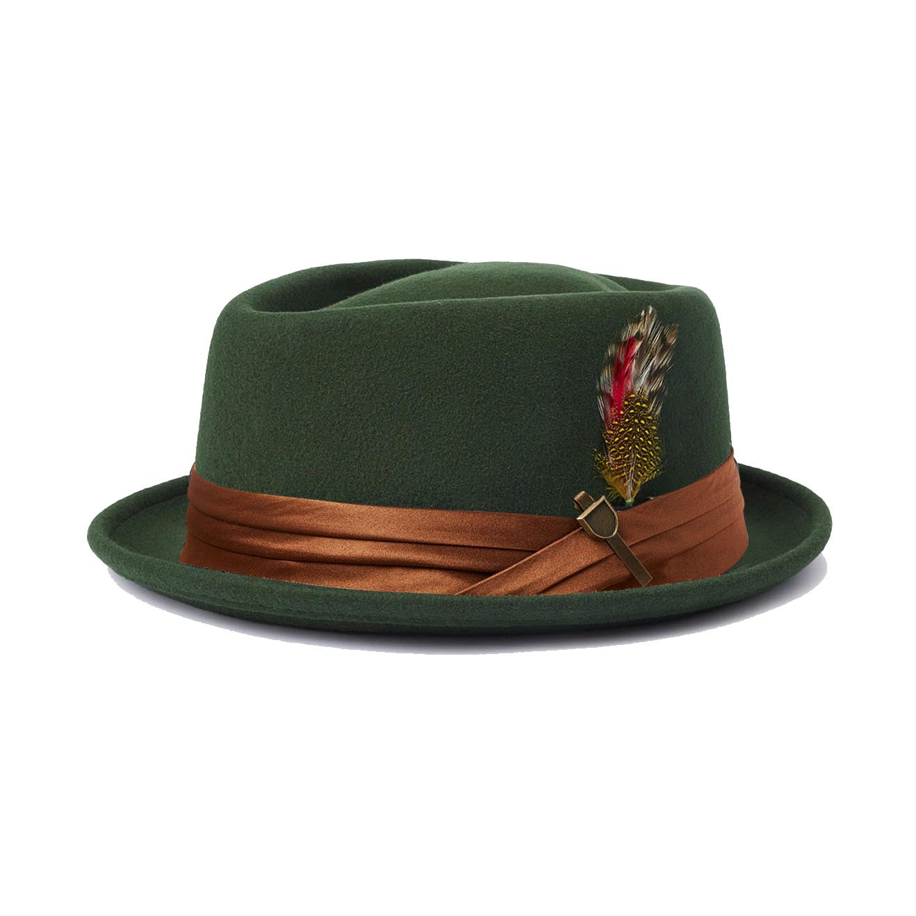 Brixton Stout Pork Pie Moss/Bronze