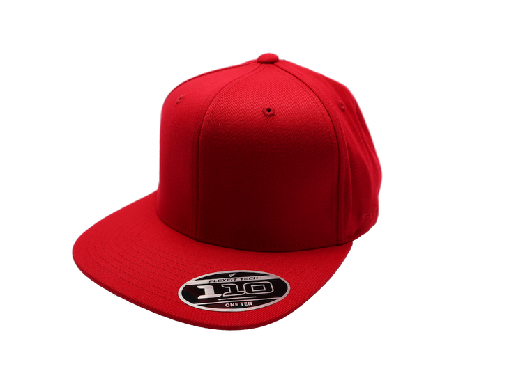 Flexfit 110 Premium Flat Peak Red