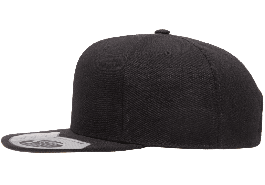 Flexfit 110 Premium Flat Peak Black
