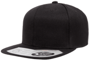 Flexfit 110 Premium Flat Peak Black