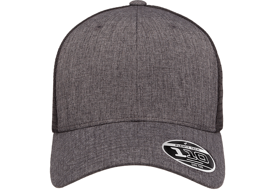 Flexfit 110 Mesh Trucker Melange Charcoal Black