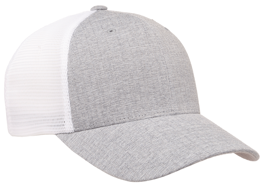Flexfit 110 Mesh Trucker Melange Silver White