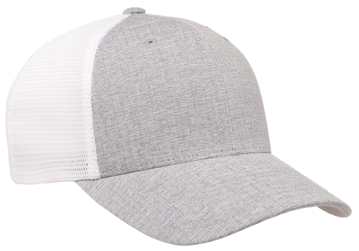 Flexfit 110 Mesh Trucker Melange Silver White