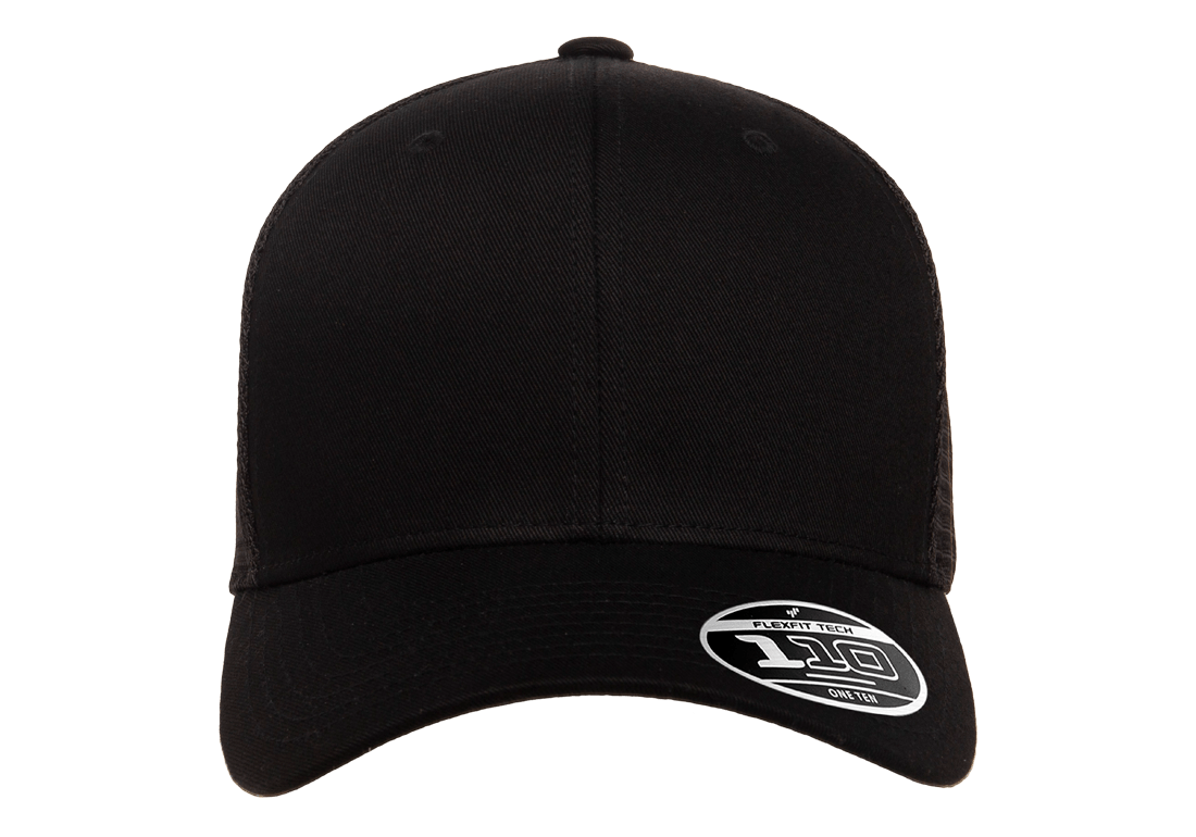 Flexfit 110 Mesh Trucker Black