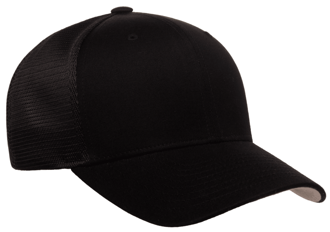 Flexfit 110 Mesh Trucker Black