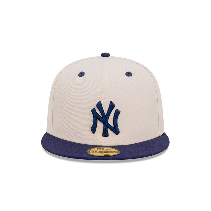 New Era 59Fifty MLB New York Yankees Stone Light Navy Pack 2