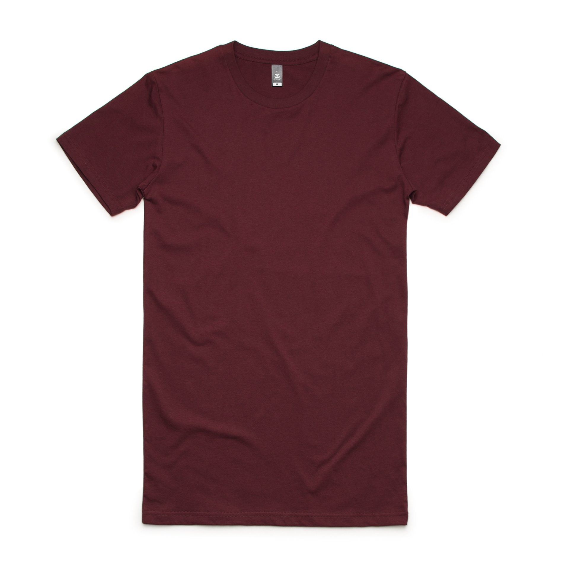 AS Colour Tall Tee Burgundy - Cap Z