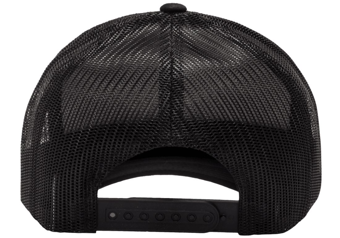 Flexfit Hi Crown Trucker Black