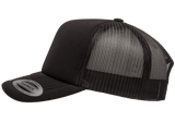 Flexfit Hi Crown Trucker Black