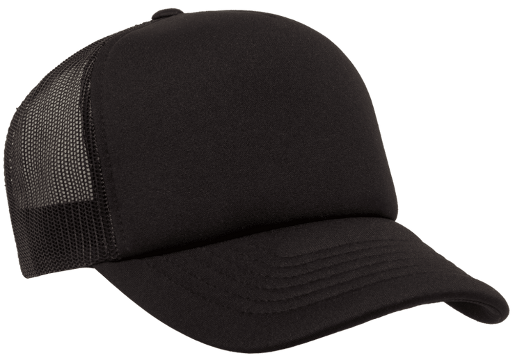 Flexfit Hi Crown Trucker Black Cap Z Australia
